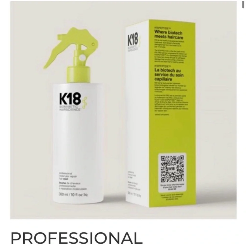 K18 Professional Haircare Leave-In Mask - White and Green